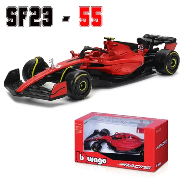 Bburago 1:43 Mercedes-AMG W14 W15 #44 #63 Racing Formula Car Static Simulation Diecast Alloy Model Car - Image 21