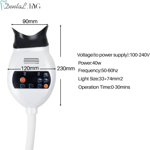 Dental Cold Light Lamp 3Color Teeth Whitening Machine Bleaching Accelerator Device LED Light Dentistry Tool - Image 6