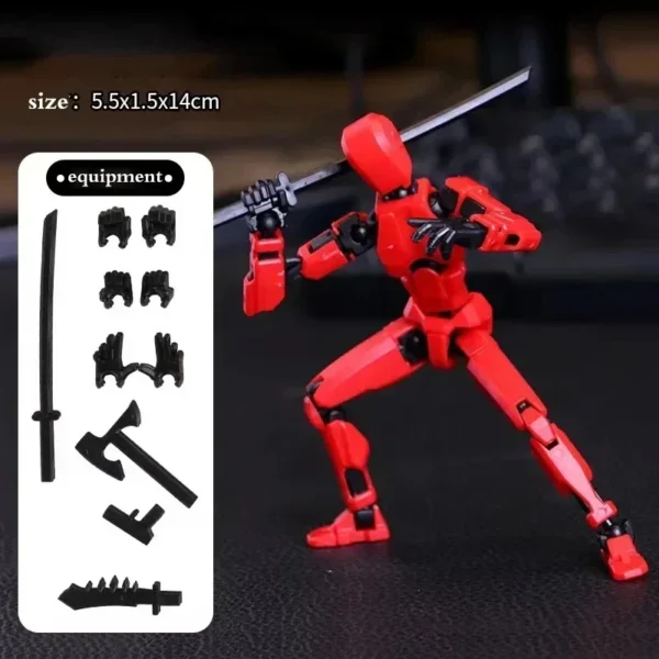 Multi-Jointed Movable Shapeshift Robot 2.0 3D Printed Mannequin Dummy 13 Action Figures Toys Kids Adults Parent-children Games - Image 6