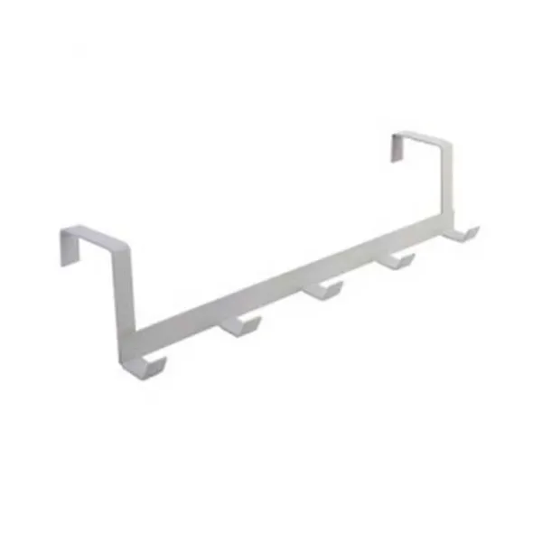 Hooks Over The Door 5 Hooks Home Bathroom Organizer Rack Clothes Coat Hat Towel Hanger Bathroom Kitchen Accessories Holder Rack - Image 6