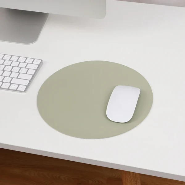 Waterproof PU Leather Mouse Pad Gaming Mouse Pad Simple Solid Color Antislip Computer Desk Accessories School Office Accessories - Image 9