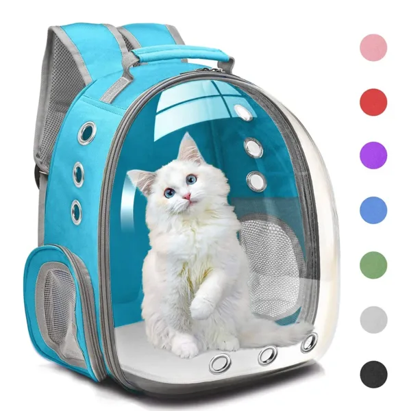 Cat backpack with a transparent bubble - Image 10