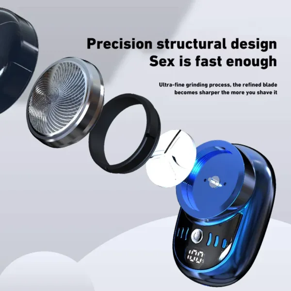 Xiaomi MIJIA Electric Shaver Portable Wet And Dry Use Razor Man Travel Attire Rechargeable Shaver Charging Shaving Tool Machine