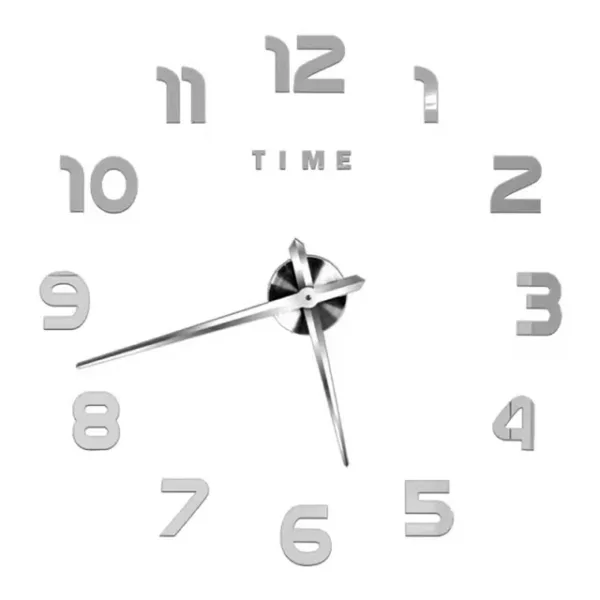 Fashion Modern Design Large Wall Clock 3D DIY Quartz Clocks Watches Acrylic Mirror Stickers Living Room Home Decor Horloge - Image 5