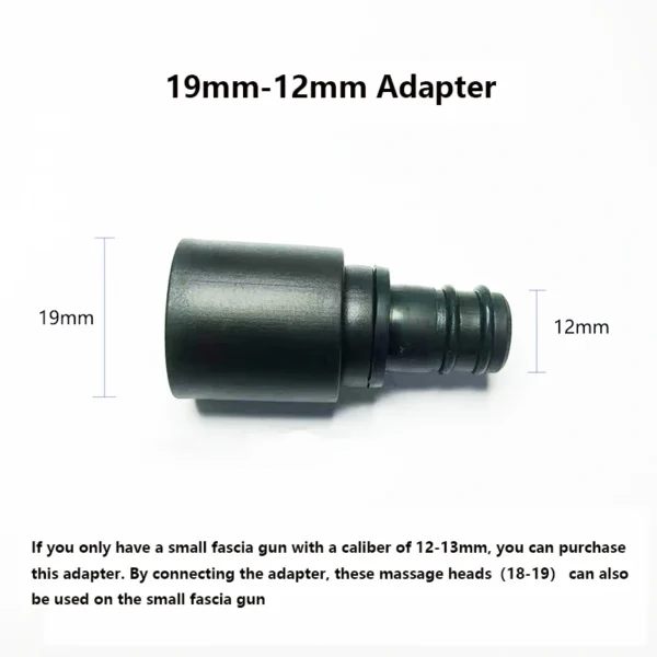 Various Styles of Fascia Gun Massage Head 19mm Caliber Universal Type - Image 6