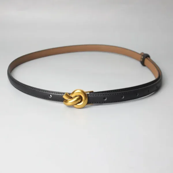 Women's Leather Knot Belt - Image 4