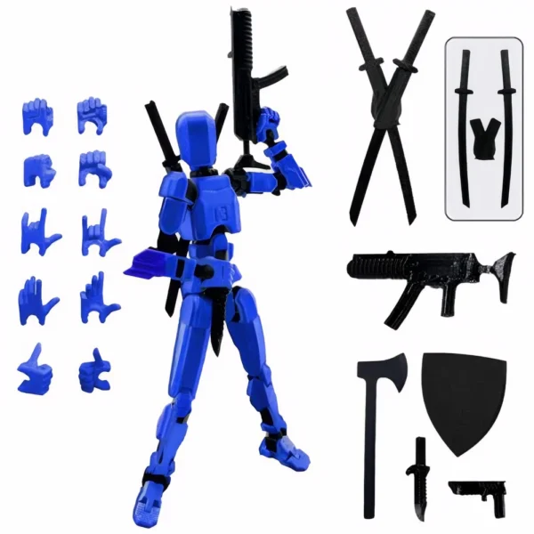 13 Action Figure Titan Multi-articular Robot Toys Dummy 3D Printed Movable Shapeshift Robot Action Anime Figure For Boy Gifts - Image 18