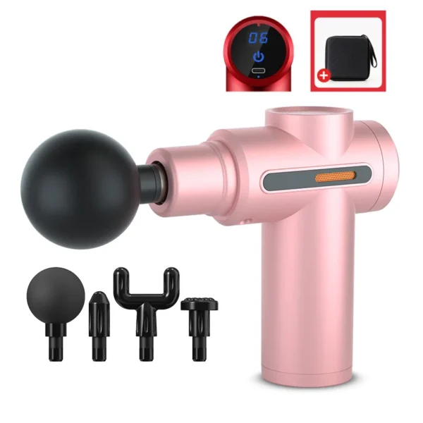 Electric Massage Gun TYPE-C Charge Portable Percussion Fascia Massager Body Deep Tissue Muscle Relax Pain Relief Fitness Shaping - Image 14