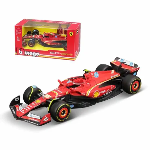 Bburago 1:43 2024 F1 Mclaren Mcl38 Monaco Grand Prix F1 Alloy Miniature Diecast Model #4 #81 Lando Norris ﻿F1 Car Toys Gift - Image 2