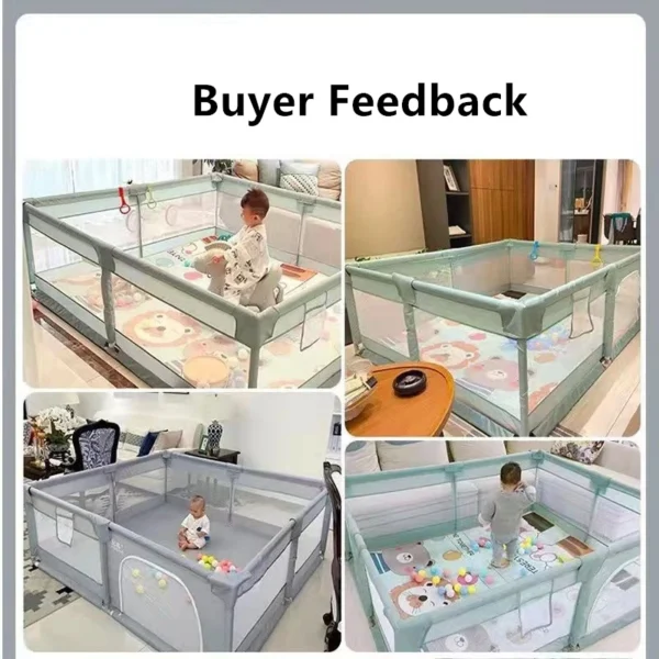Super Quality Baby Playpen for Children Baby Guardrail Fence Baby Playground Baby Park Child Bed Edges Protector - Image 9