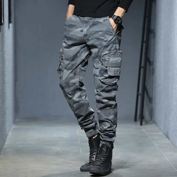 CAAYU Joggers Cargo Pants Men Casual Hiphop MultiPocket Male Trousers Sweatpants Streetwear Tactical Track KhakiCamouflage Pants - Image 9