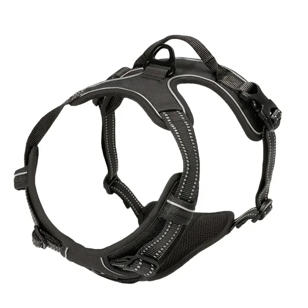 Adjustable Dog Harness Vest with Night Reflective Strip for Small Medium and Large Dogs for Outdoor Walking - Image 9