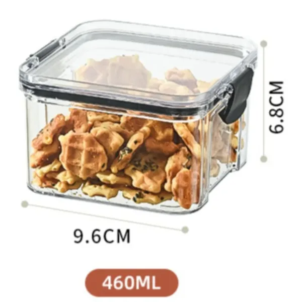 Kitchen Multigrain Snack Sealed Storage Box Dried Fruit Dried Goods Jar Drawer Storage Container Moisture Proof Box Plastic - Image 7