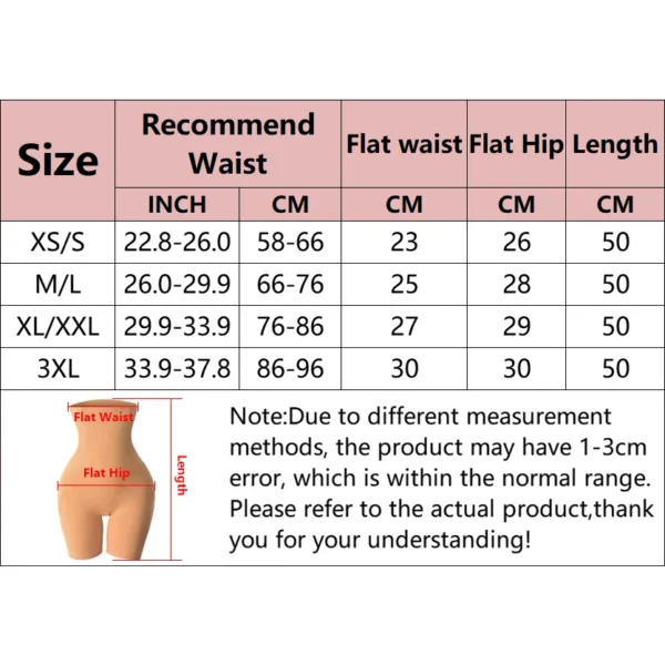 YBFDO Women's High Waist Flat Angle Shaper Pants Postpartum Buttocks Lifting Body Shaping Pants Slim Shorts Waist Trainer - Image 2