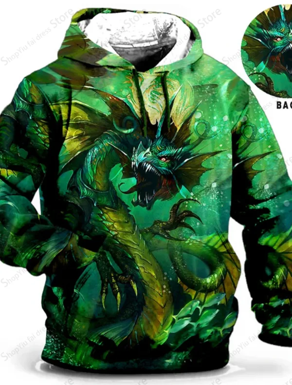 Animal Dragon 3d Print Graphic Hoodies Men Fashion Oversized Hoodies Boy Coat Women Sweats Moletom Mens Clothes Winter Tracksuit - Image 16