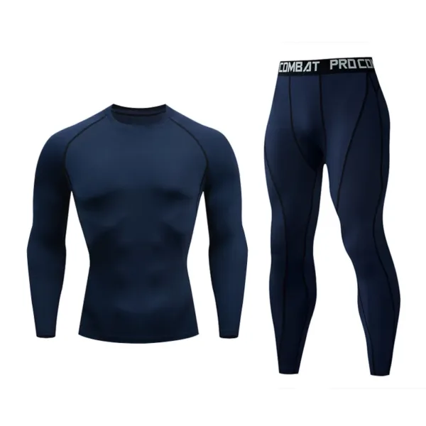 Winter Top Quality New Thermal Underwear Men Underwear Sets Compression Fleece Sweat Quick Drying Thermo Underwear Man Clothing - Image 3