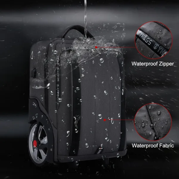 Rolling Trolley Travel Bag - Image 2