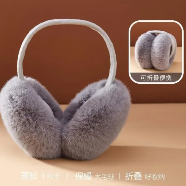 Winter Suede Plush Earmuffs - Image 4