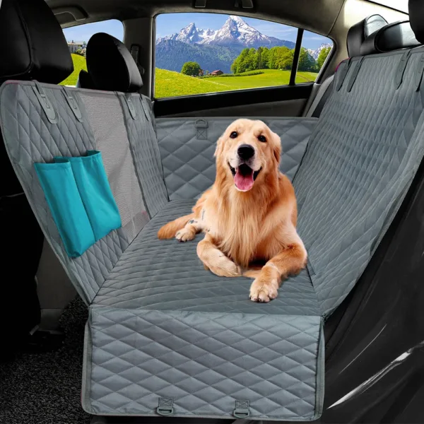 PETRAVEL Dog Car Seat Cover Waterproof Pet Travel Dog Carrier Hammock Car Rear Back Seat Protector Mat Safety Carrier For Dogs - Image 8