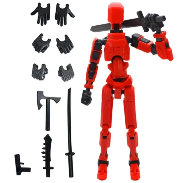 Multi-Jointed Movable Shapeshift Robot 2.0 3D Printed Mannequin Dummy 13 Action Figures Toys Kids Adults Parent-children Games - Image 9