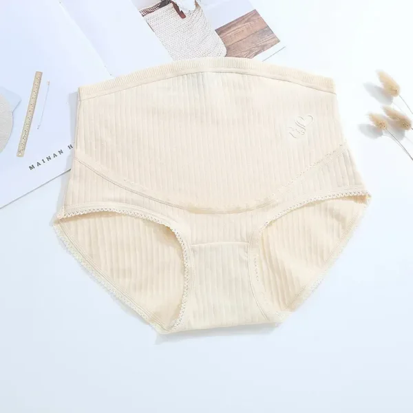 Women's Maternity High Waist Cotton Panties C Section Recovery Postpartum Soft Stretchy Full Coverage Underwear - Image 11