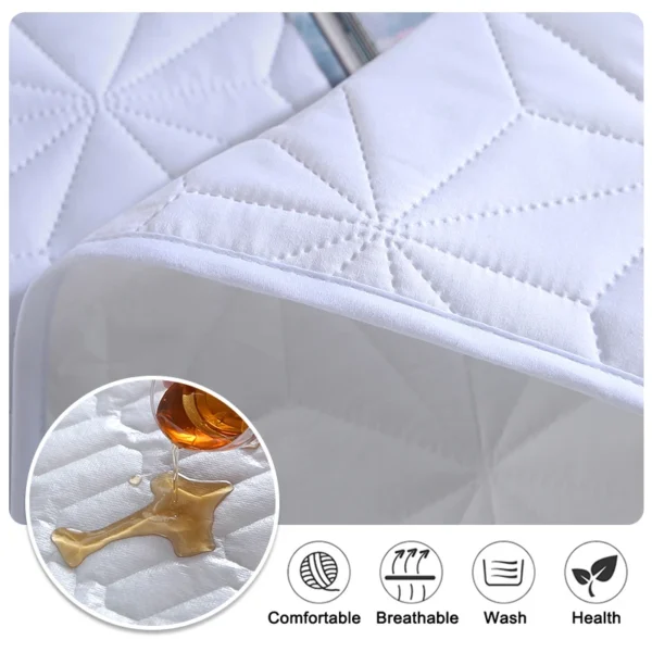 Waterproof Mattress Thickened Cotton Protective Pad For Bedwetting Pad Thickened Cotton For Baby Children Elderly Women Care - Image 14