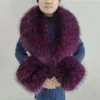 Winter Faux Fox Fur Scarf - Image 5