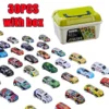 New 50-10PCS Mini Alloy Car Model Set with Storage Box Diecast Cars Toys for Boys Sliding Inertia Vehicle Children Toy Kit Gifts - Image 6