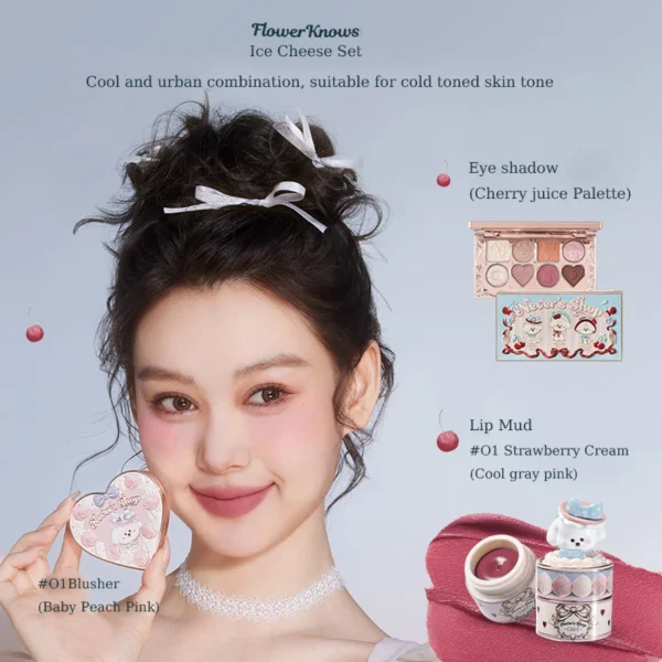 Flower Knows Never's Shop Collection All In Make Up Sets Cosmetics Full Set Lip Mud Blusher Eye Shadow Makeup Kit Professional - Image 2