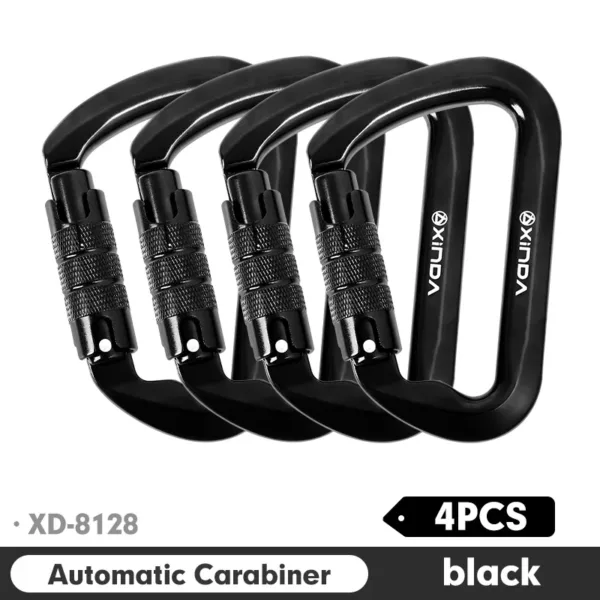 Xinda Outdoor Carabiner Rock Climbing Mountain Landing 30kN High Altitude Operation Equipment Aluminum Alloy Safety Buckle Hook - Image 19