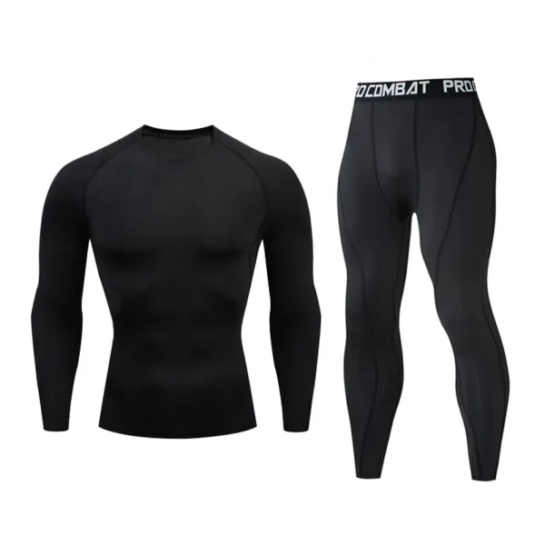 Winter Top Quality New Thermal Underwear Men Underwear Sets Compression Fleece Sweat Quick Drying Thermo Underwear Man Clothing - Image 6
