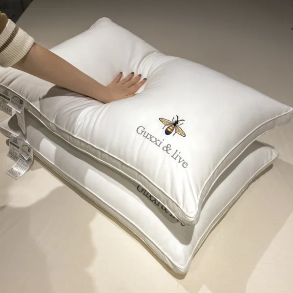100% Cotton Soy Fiber PillowCore Cotton Washable Pillows Grade A Low Pillow Medium Pillow High Pillow Sleep Cervical Pillows - Image 2