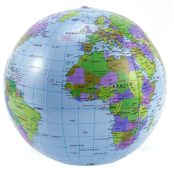 90CM Inflatable Earth World Geography Globe Map Balloon Toy Beach Ball Early Educational Supplies Kids Learning Outdoor Toys - Image 7