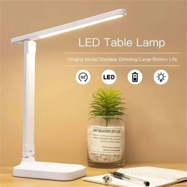 Foldable Table Lamp Led Desk Lamp 3 Type Stepless Dimmable Touch Bedside Reading Eye Protection Night Light USB Chargeable - Image 6