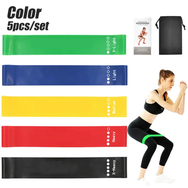Elastic Bands for Fitness Resistance Bands Exercise Gym Strength Training Fitness Gum Pilates Sport Crossfit Workout Equipment - Image 2
