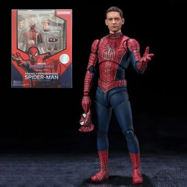 Shf Spider-Man 3 Action Figures Spiderman 3 Tobey Maguire Anime Figure Pvc Statue Figurine Model Collection Toys Doll Gifts - Image 7