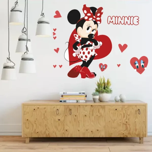 Cartoon Disney Mickey Mouse Minnie Baby Sleep Wall Sticker For Kids Room Decoration Wallpaper Cute Self-Adhesive DIY Mural Decal - Image 10