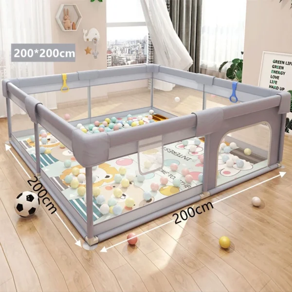 Super Quality Baby Playpen for Children Baby Guardrail Fence Baby Playground Baby Park Child Bed Edges Protector - Image 16