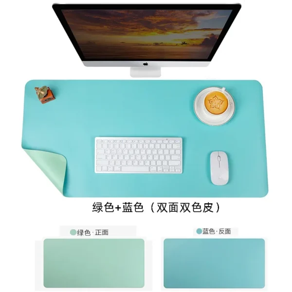 Large Mouse Pad Extra Big Non-Slip Desk Pad Waterproof PU Leather Desk Table Protector Gaming Mouse Mat for Game Office Work - Image 20