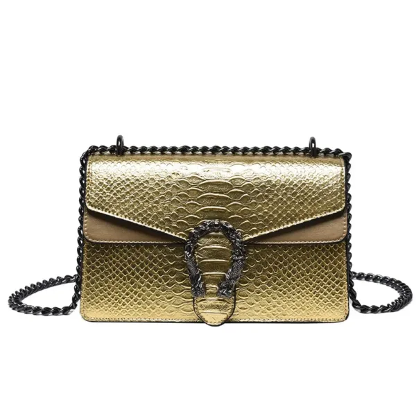 Vintage Chain Shoulder Bag - Image 10