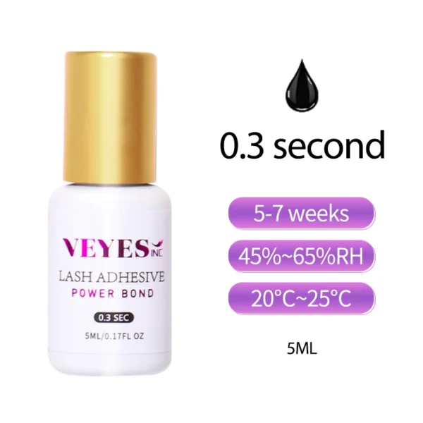 Veyes Inc Eyelash Extensions Glue 5 Days Free Shipping from US Veyelash 7 Weeks Retention Volume Lash Adhesive Makeup Tools - Image 5