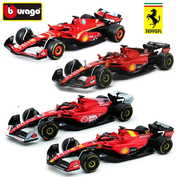 Bburago 1:43 Mercedes-AMG W14 W15 #44 #63 Racing Formula Car Static Simulation Diecast Alloy Model Car - Image 6