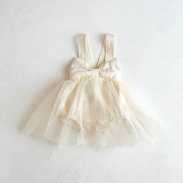 MILANCEL Summer Baby Dresses Toddler Girls One Piece Mesh Skirt Camisole Dress Newborn Clothes 0-2Y - Image 7