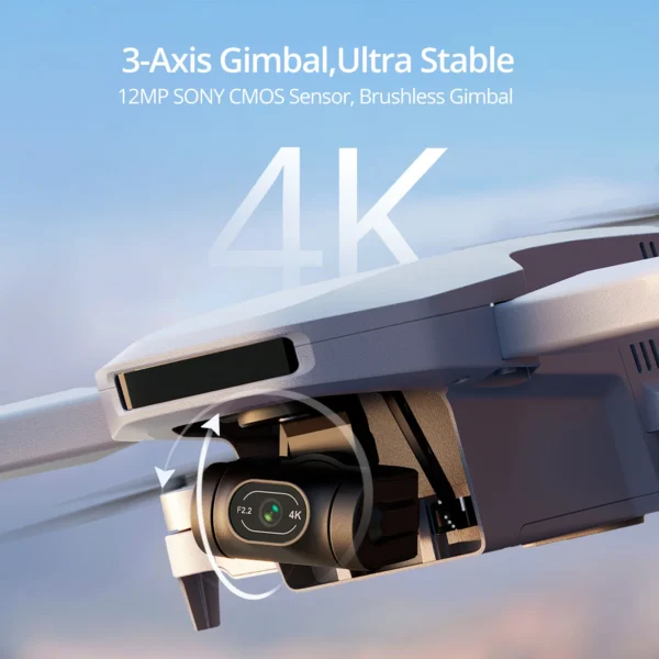Potensic C0 Mini Drone 3 Axis Gimbal 6KM GPS 4K Professional Camera Drones Brushless RC Toy Quadcopter for Travel Gifts ATOM - Image 3