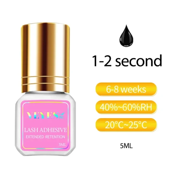 Veyes Inc Eyelash Extensions Glue 5 Days Free Shipping from US Veyelash 7 Weeks Retention Volume Lash Adhesive Makeup Tools - Image 13