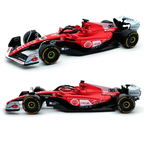 Bburago 1:43 Mercedes-AMG W14 W15 #44 #63 Racing Formula Car Static Simulation Diecast Alloy Model Car - Image 4