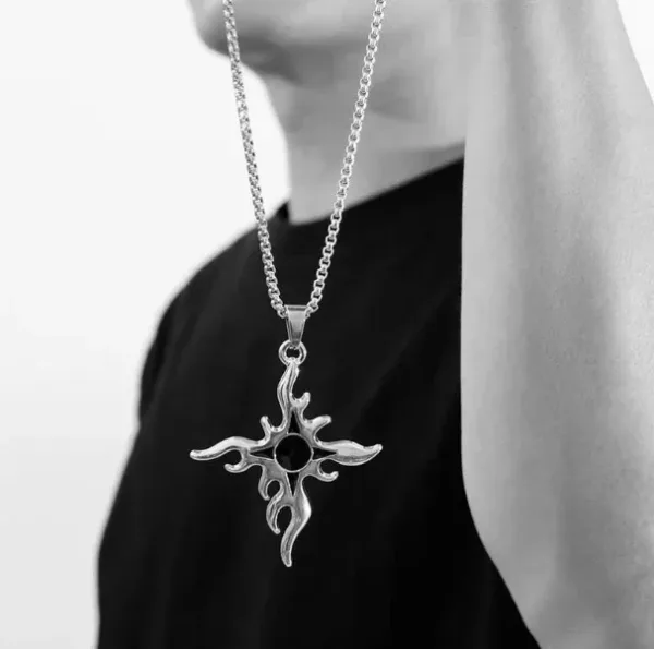Titanium Steel Cross Necklace - Image 4