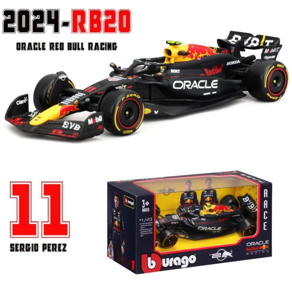 Bburago 1:43 2024 F1 Mclaren Mcl38 Monaco Grand Prix F1 Alloy Miniature Diecast Model #4 #81 Lando Norris ﻿F1 Car Toys Gift - Image 17