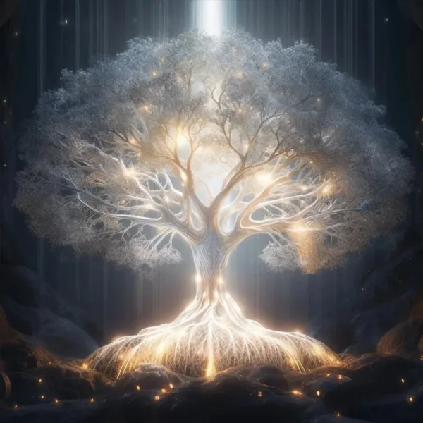 Fantasy White Tree Of Life Poster Prints For Living Room Home Decor Abstract Mythic Life Tree Canvas Painting Wall Art Aesthetic - Image 14