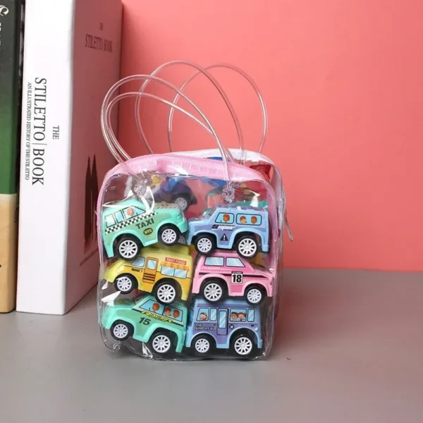 Mini Tractor Car Toy Pull Back Car Children's Toys Engineering Vehicle Fire Truck Kids Inertia Cars Diecasts Toy Children Gifts - Image 10